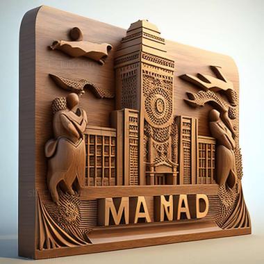 3D модель Столица Мапуту в Мозамбике (STL)